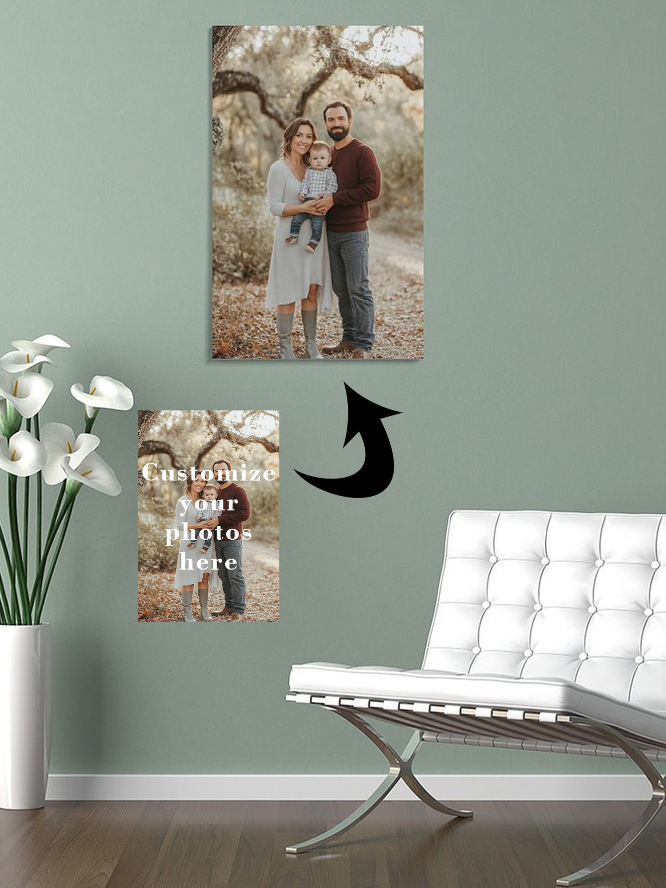 Your Home Textiles - Customized Canvas (frameless only painting) Customize