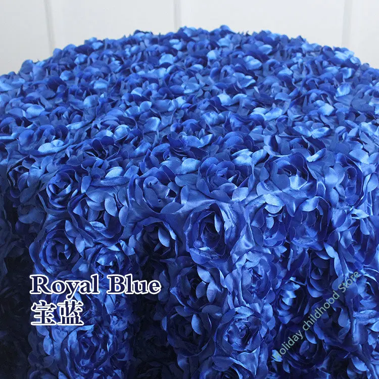 Home Textiles Today News - 3D Rose Petal Tablecloth Carpet Wedding