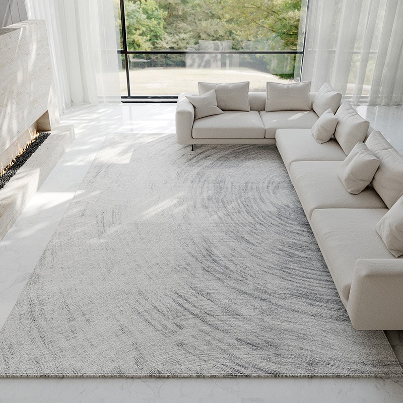 Home Textiles Luxury - Abstract Light Gray Carpet Modern Luxury
