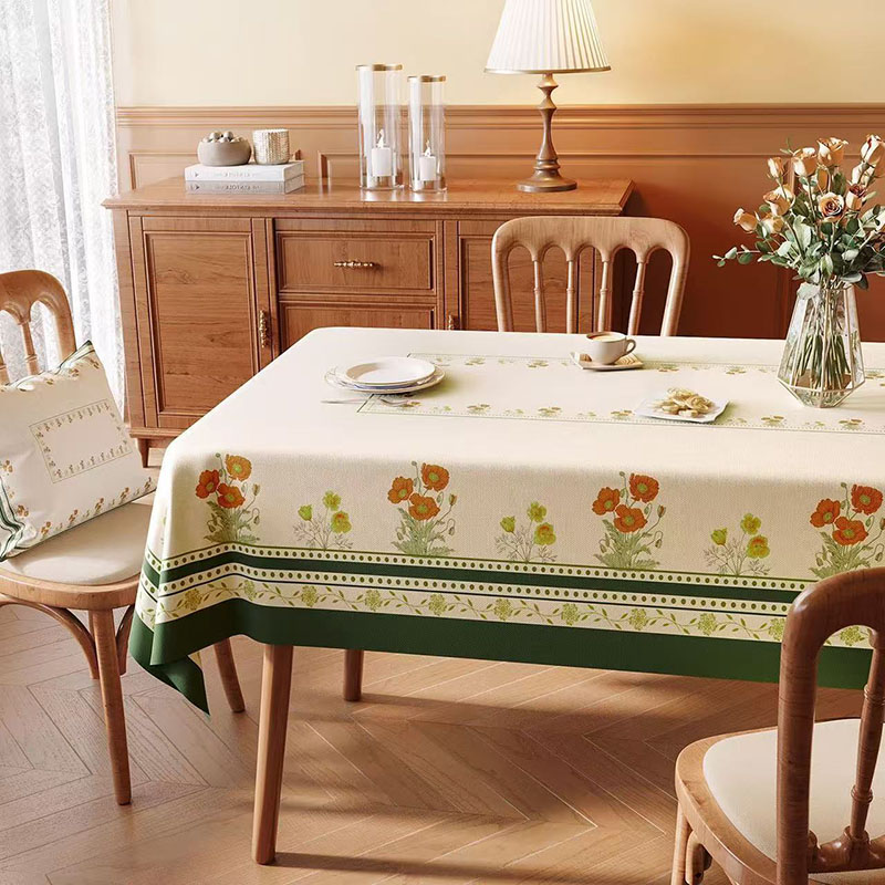 Home Textiles Today News - American Pastoral Pvc Waterproof Tablecloth High-Quality