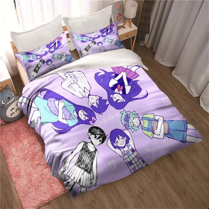 Home Textiles Bedding - Fashion 3D Printed Anime Omori Bedding