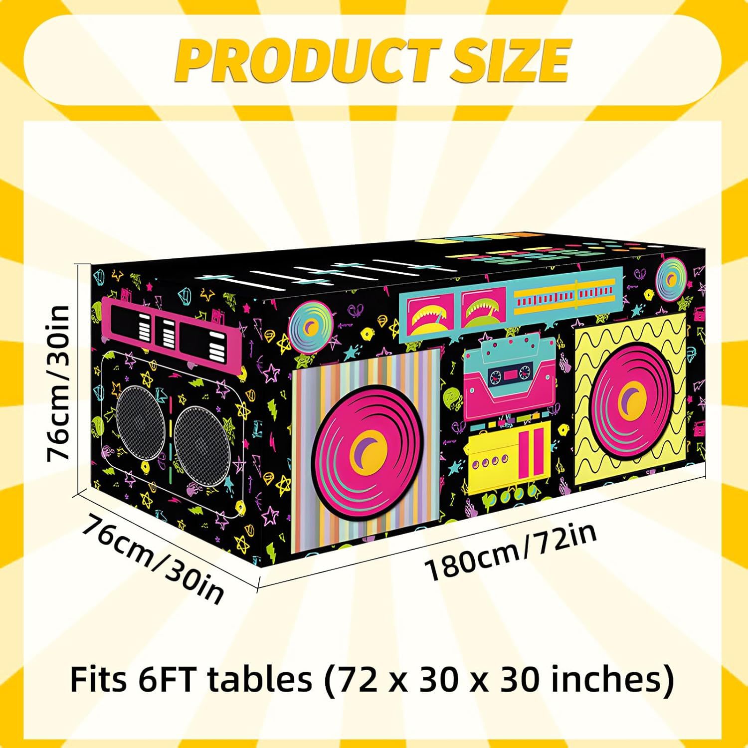 Home Textiles Today News - Retro Radio Stereo Speaker Print Washable