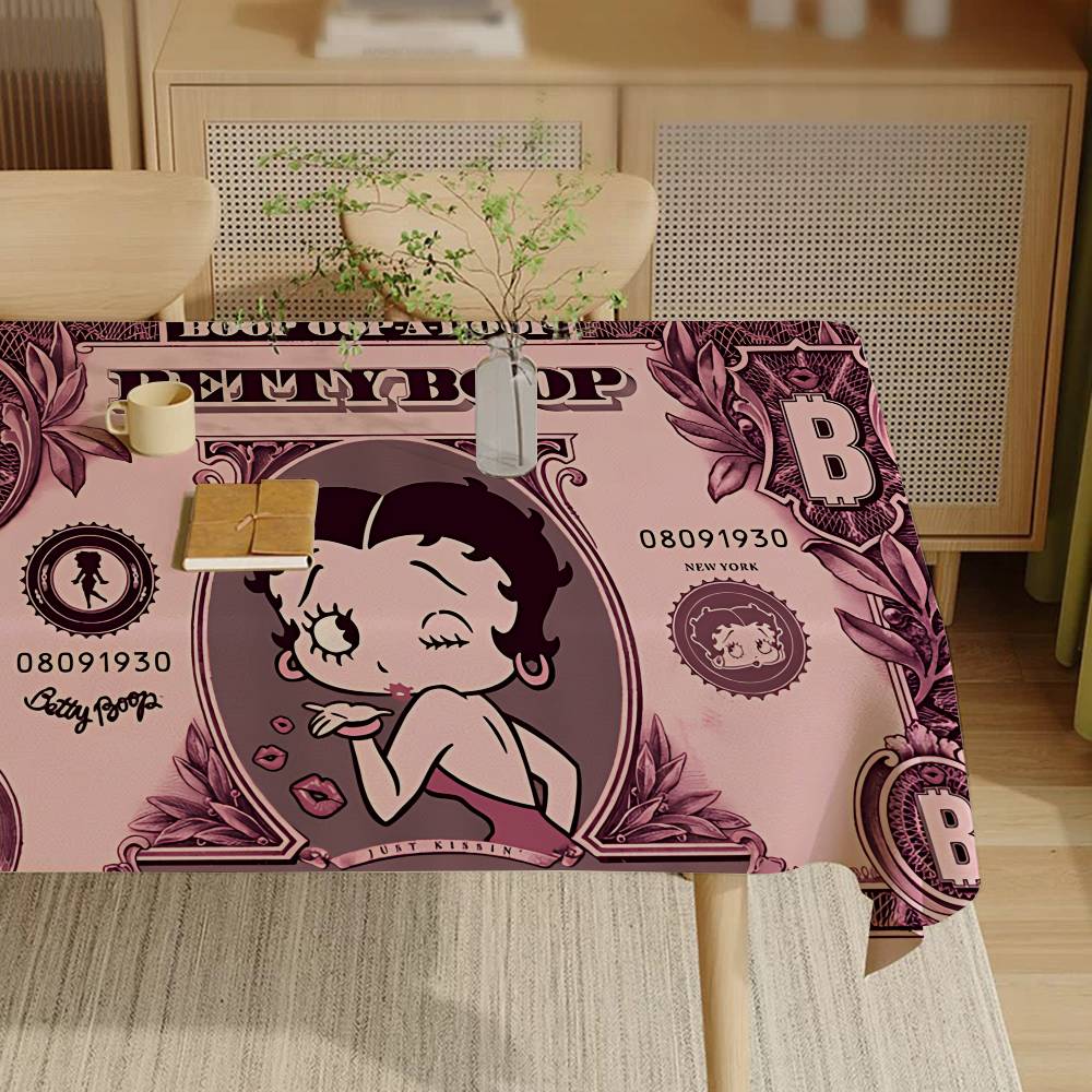 B-Betty Girl B-Boop Tablecloth - Home Textiles Today News review and price