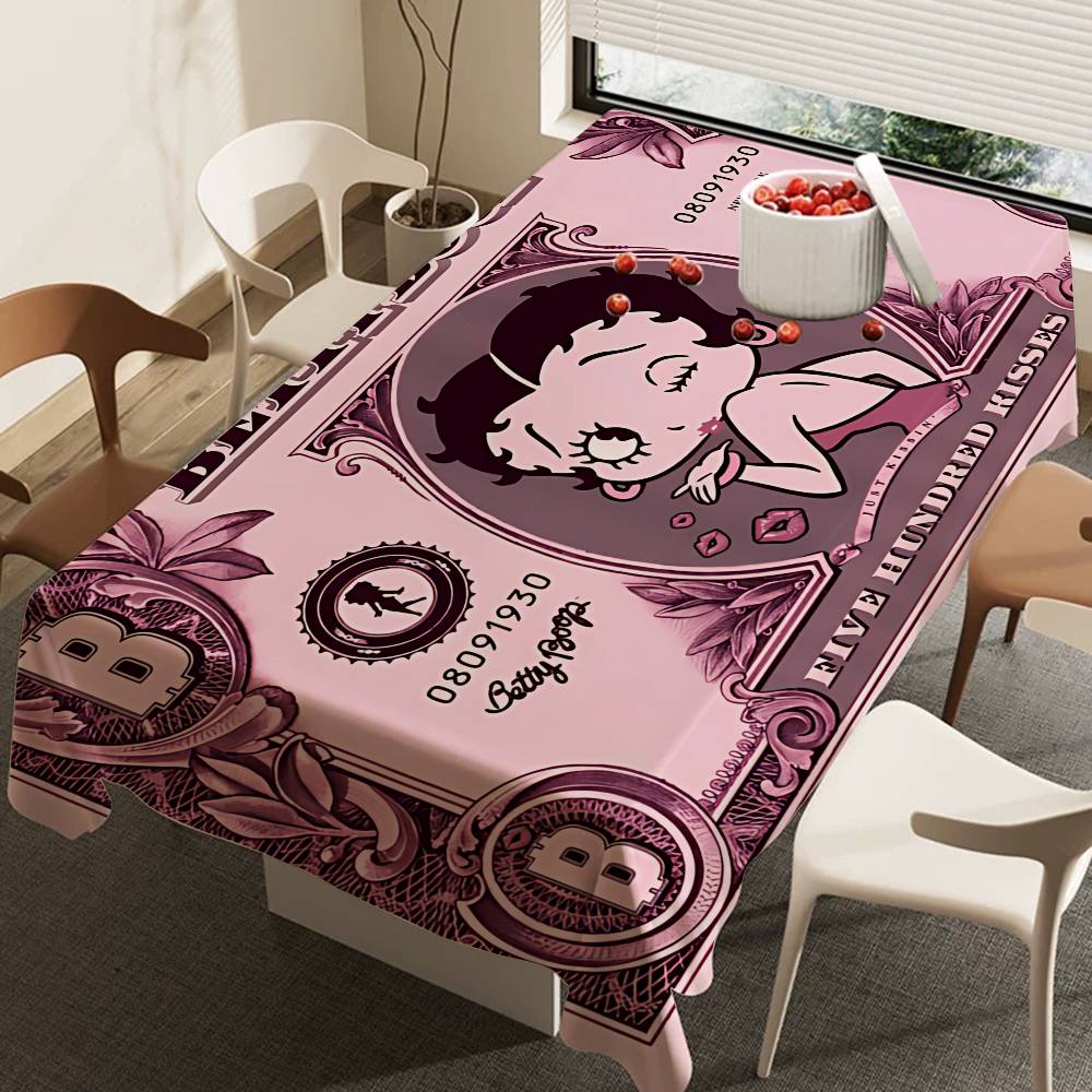 B-Betty Girl B-Boop Tablecloth - Home Textiles Today News review and price