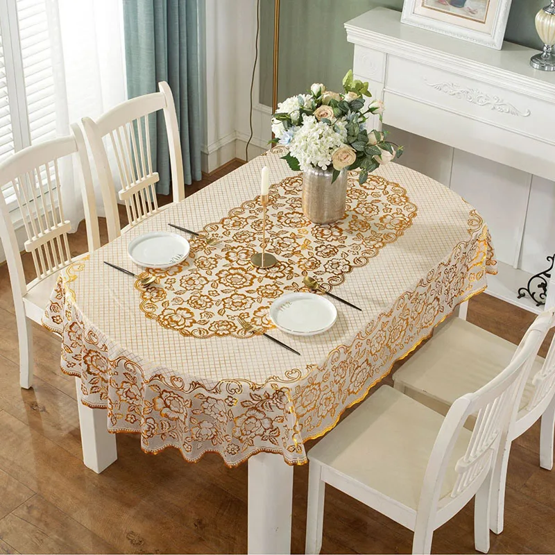 New PVC Oval Waterproof Tablec - Home Textiles Today News review and price
