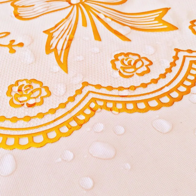 New PVC Oval Waterproof Tablec - Home Textiles Today News review and price