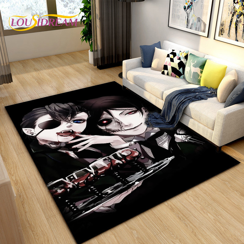 Black Butler  Anime Cartoon Ar - Home Textiles Rug review and price