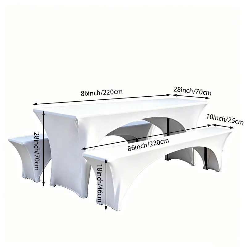 3Pcs Spandex Table Cover Open  - Home Textiles Today News review and price