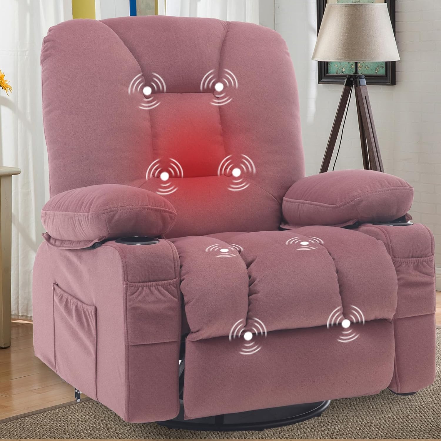 Rocker Swivel Recliner Chair w - Home Textiles Of Scandinavia review and price