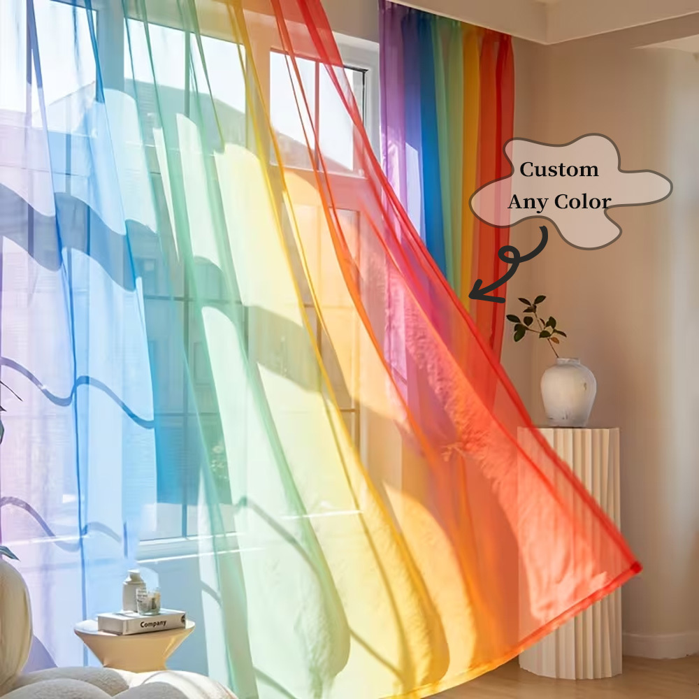 Custom 2D Flat 2pcs Sheer Curt - Your Home Textiles review and price