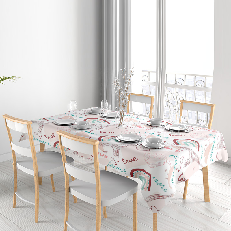 Multicolored Romantic Tableclo - Your Home Textiles review and price