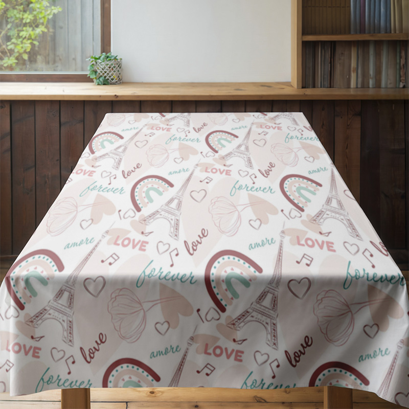 Multicolored Romantic Tableclo - Your Home Textiles review and price