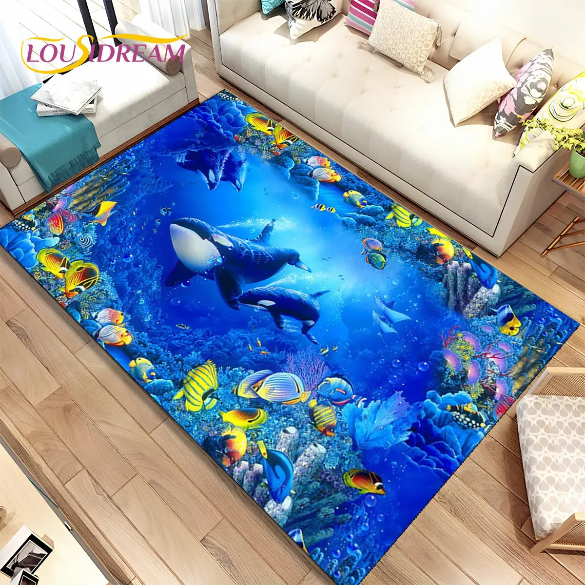 3D Illusion Underwater World R - Home Textiles Rug review and price