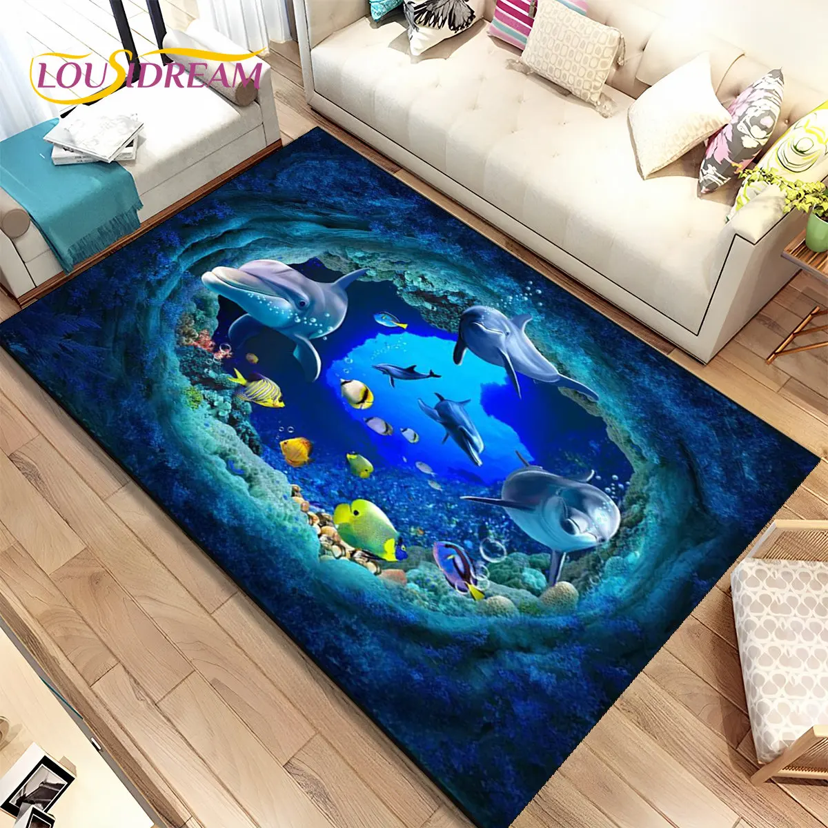 3D Illusion Underwater World R - Home Textiles Rug review and price