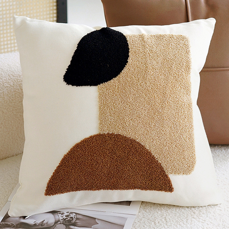 45x45CM Brown Vintage Nordic T - Home Textiles Luxury review and price