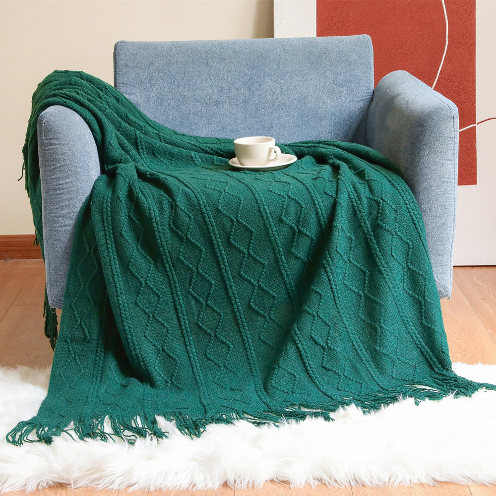 Textile City Diamond Knit Thro - Home Textiles City review and price