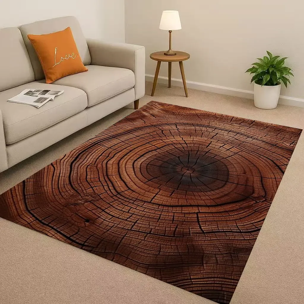 Classic Wood Grain Tree Growth - Home Textiles Rug review and price