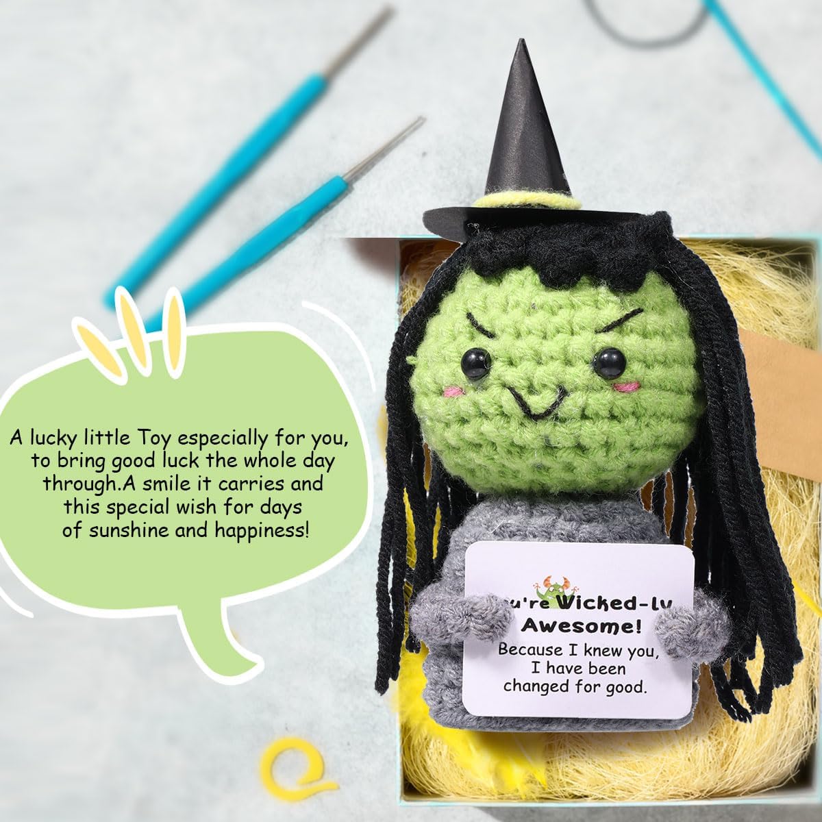 Crochet Positive Funny Wicked  - Home Textiles Europe review and price
