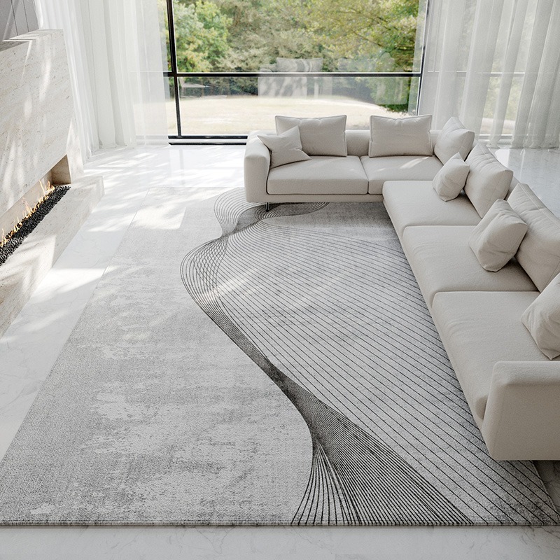 Abstract Light Gray Carpet Mod - Home Textiles Luxury review and price