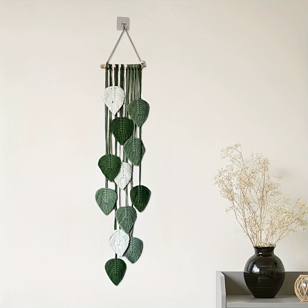 Handwoven Leaf Wall Hanging Ta - Home Textiles Europe review and price