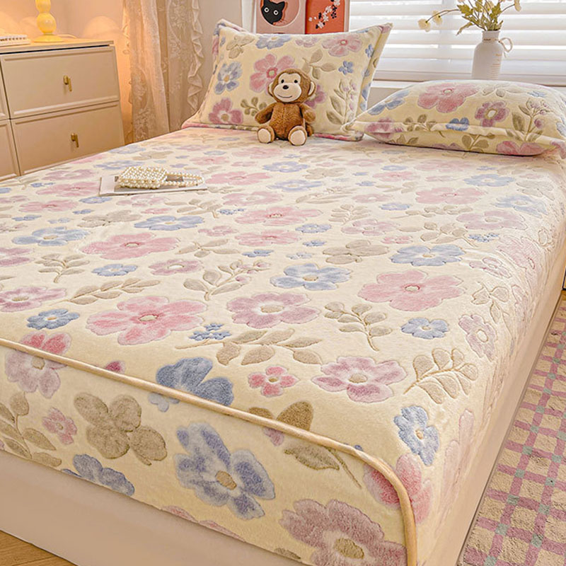 Autumn and Winter Plush Fitted - Home Textiles Bedding review and price