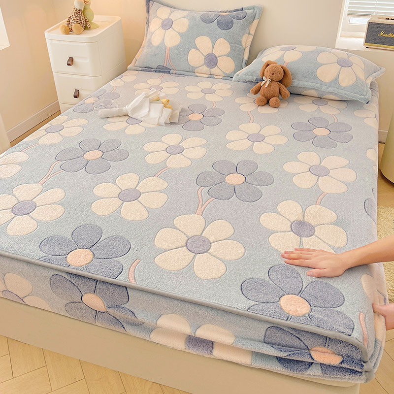 Autumn and Winter Plush Fitted - Home Textiles Bedding review and price
