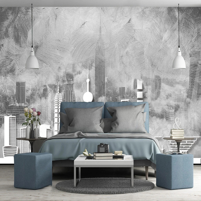 Custom 3D Wallpaper Mural Retr - Home Textiles City review and price