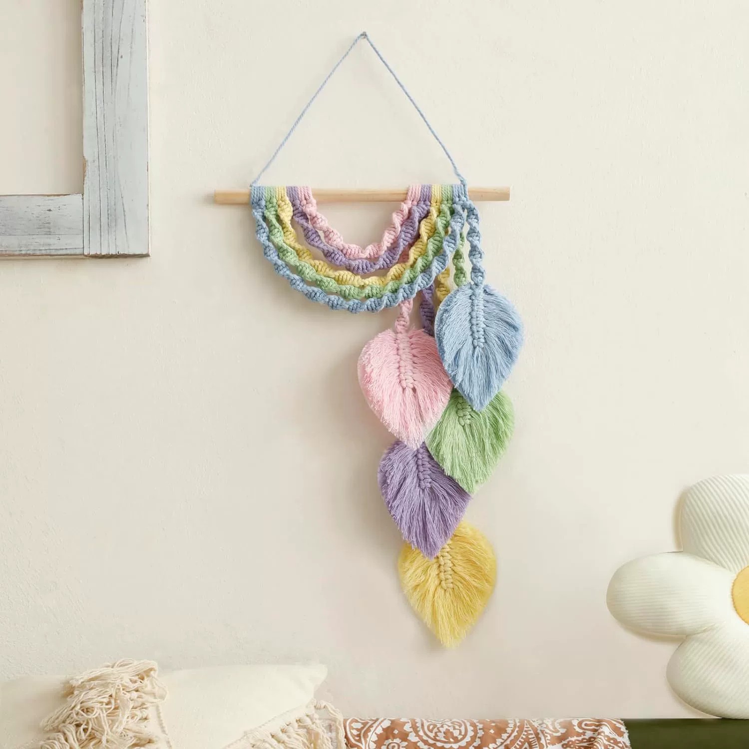 Tapestries Rainbow Leaves Feat - Home Textiles Europe review and price