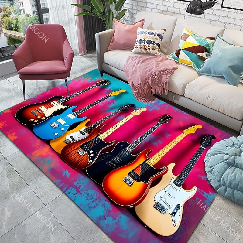Music Lovers Rock Guitar Patte - Home Textiles Luxury review and price