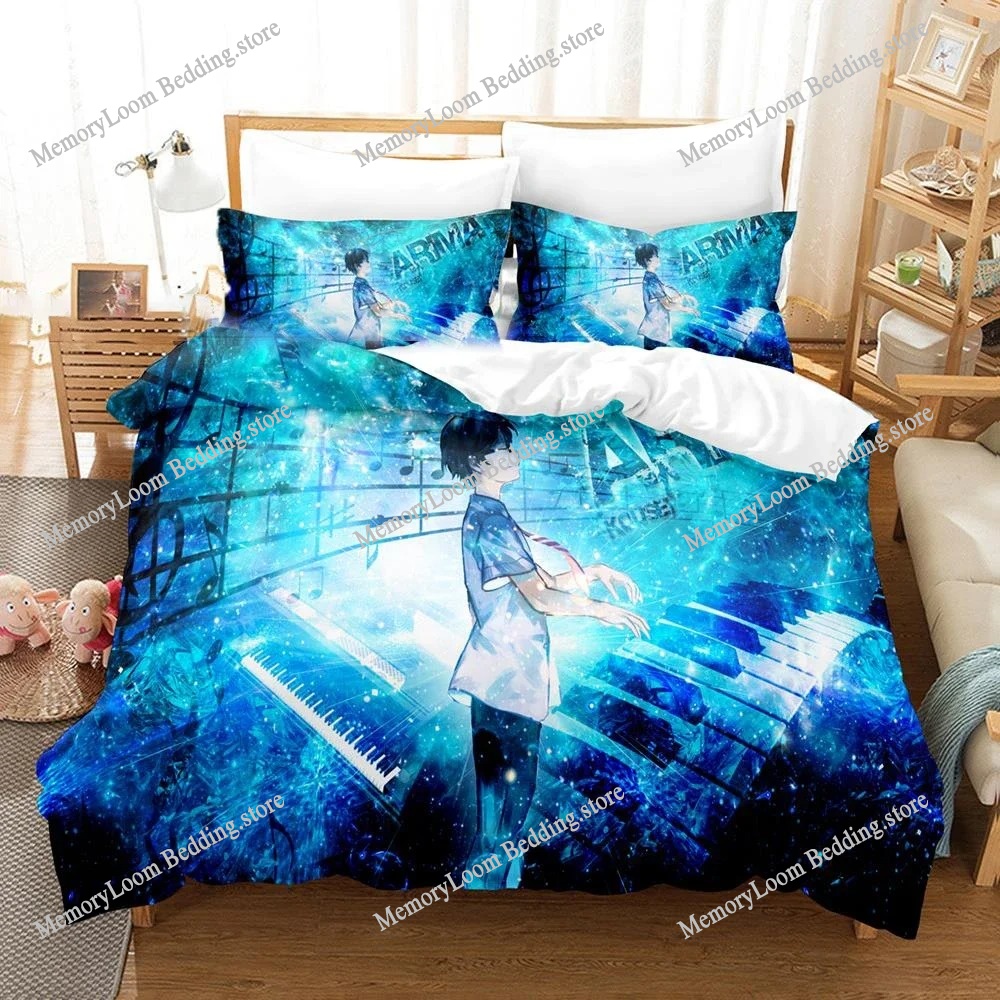3D Anime Your Lie in April Bed - Your Home Textiles review and price